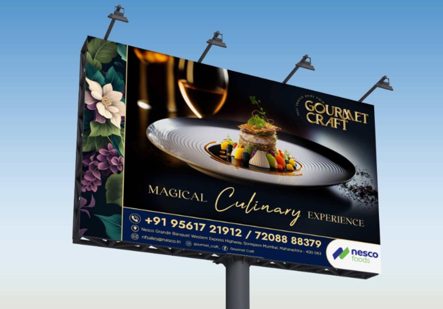 Nesco Hoardings – Advertising for Food & Beverages, Hospitality Industry